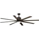 16-3/4 in. 18W 8-Blade Ceiling Fan with 72 in. Blade Span and LED Light in Antique Bronze