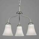 Progress Lighting Brushed Nickel 18 in. 300W 3-Light Medium E-26 Incandescent Chandelier 