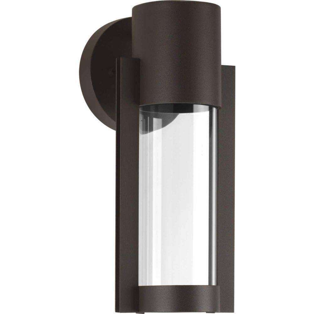 Progress Lighting Antique Bronze 1-Light 9W Integrated LED Outdoor Wall Sconce 