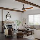 Progress Lighting Antique Bronze 75W 3-Blade Ceiling Fan with 60 in. Blade Span and LED Light 