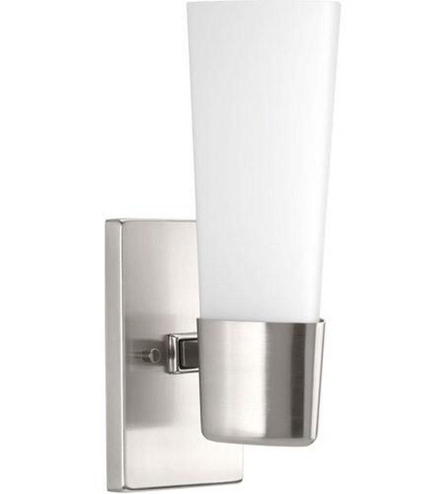 Progress Lighting Brushed Nickel 100W 2-Light Medium E-26 Incandescent Vanity Fixture 
