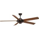 90W 5-Blade Indoor Ceiling Fan with 68 in. Blade Span and LED Light in Antique Bronze