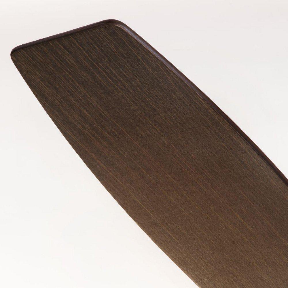 Progress Lighting Forged Black 17-1/2 in. 10W 5-Blade Ceiling Fan with 52 in. Blade Span and Incandescent Light 