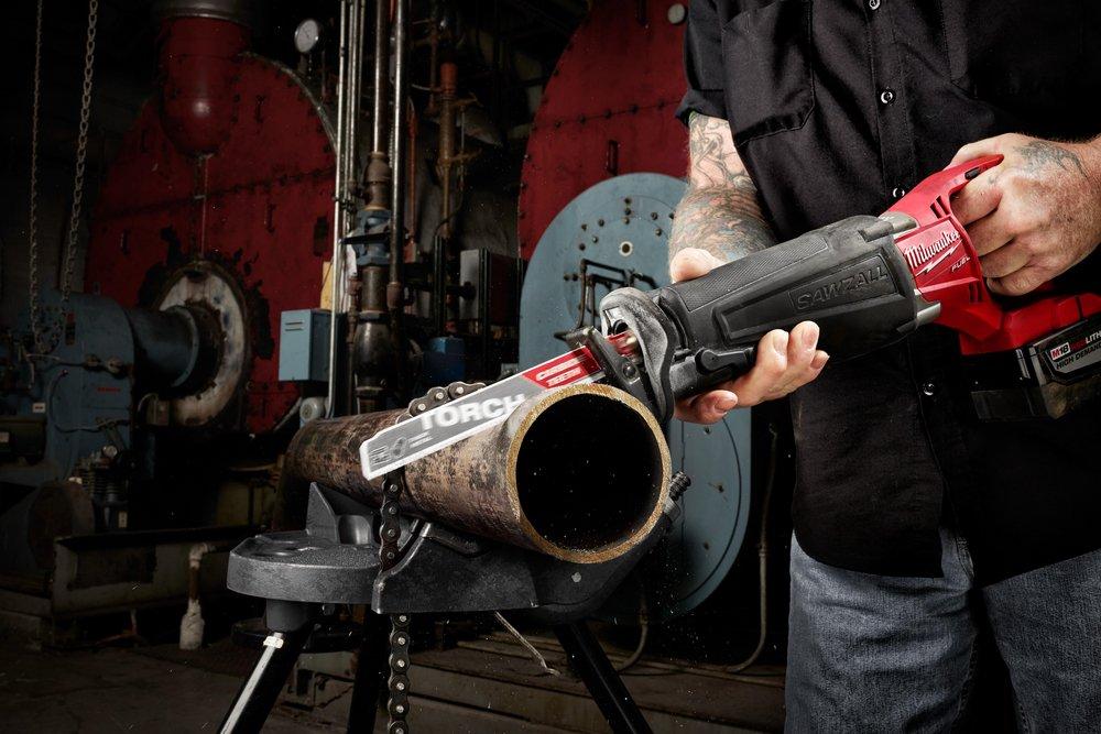 Milwaukee&reg; Silver 7 TPI Reciprocating Saw Blade with Carbide Teeth 