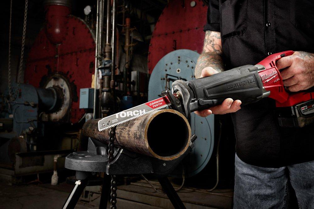 Milwaukee&reg; Silver 7 TPI Reciprocating Saw Blade with Carbide Teeth 