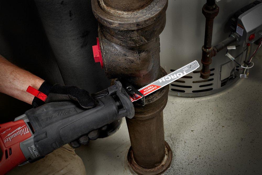 Milwaukee&reg; Silver 7 TPI Reciprocating Saw Blade with Carbide Teeth 