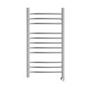 Mr Steam Brushed Stainless Steel METRO COLLECTION WALL MOUNTED ELECTRIC TOWEL WARMER WITH 11 BARS AND DIGITAL TIMER IN STAINLESS STEEL BRUSHED 