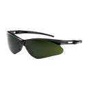 Safety Glass IR Shade 5.0 in Black Frame with Anti-Scratch Lens