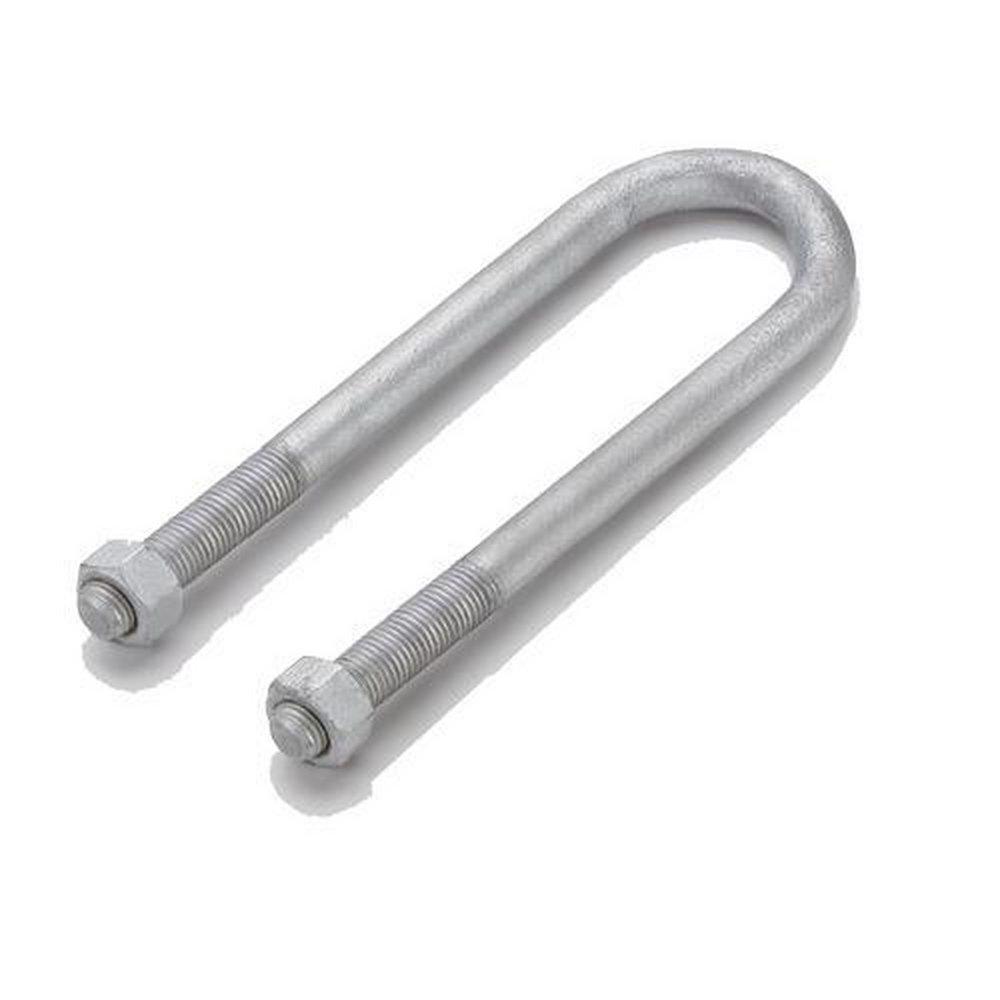 4 in. Hot Dipped Galvanized Steel Long Tangent U-Bolt 