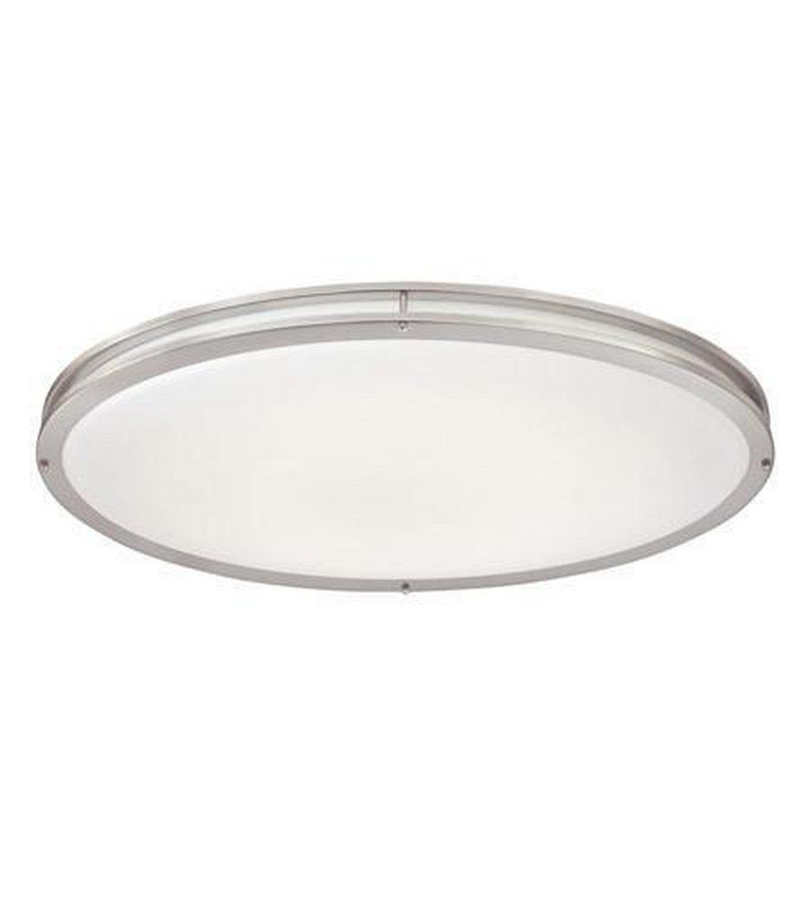 Designers Fountain Satin Nickel 42W 1-Light Flushmount Ceiling Fixture 