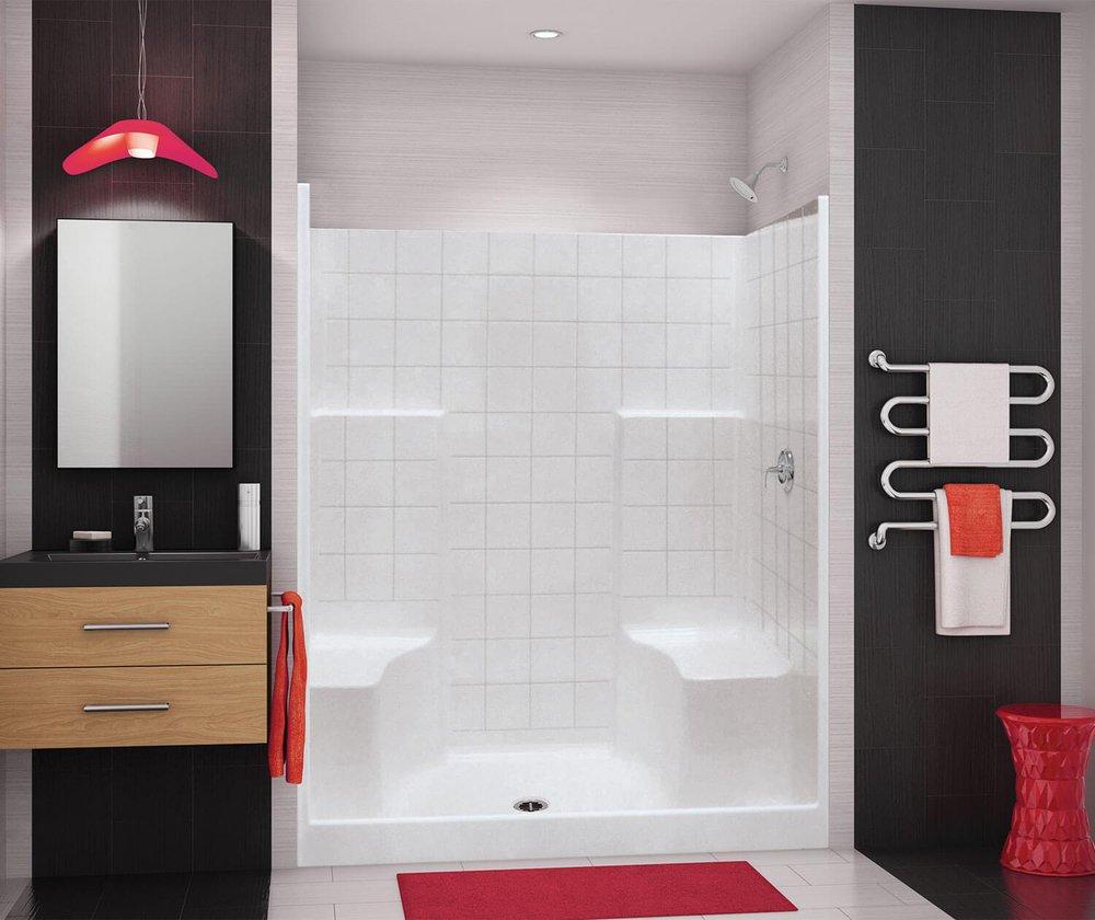 MAAX White 60 x 36 x 72 in. Shower Unit in White 
