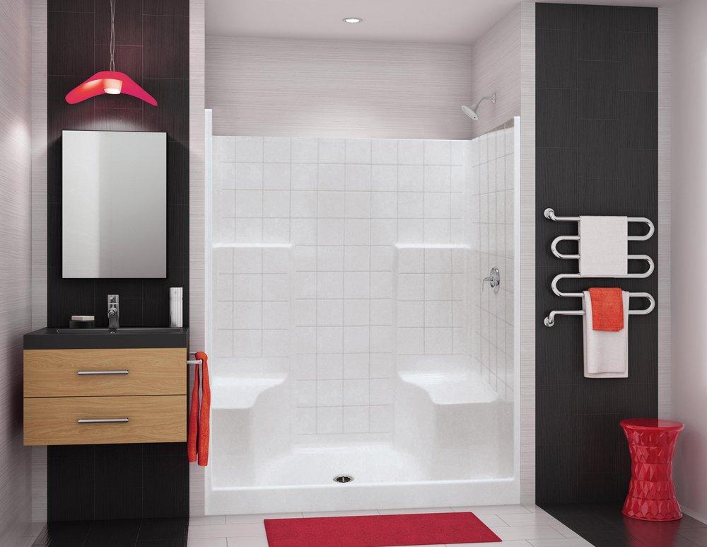 MAAX White 60 x 36 x 72 in. Shower Unit in White 