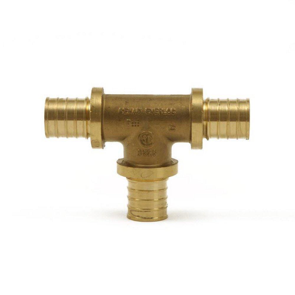 REHAU Brass PEX Everloc+ Tee 