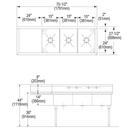 Elkay Charcoal Plastic Disposer Flange with Basket Strainer and Stopper 