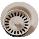 Plastic Disposer Flange with Basket Strainer and Stopper in Putty