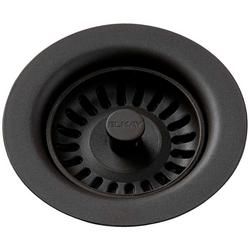 Plastic Disposer Flange with Basket Strainer and Stopper in Mocha
