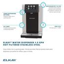 Elkay Stainless Steel 1.5 gph Countertop Water Dispenser 