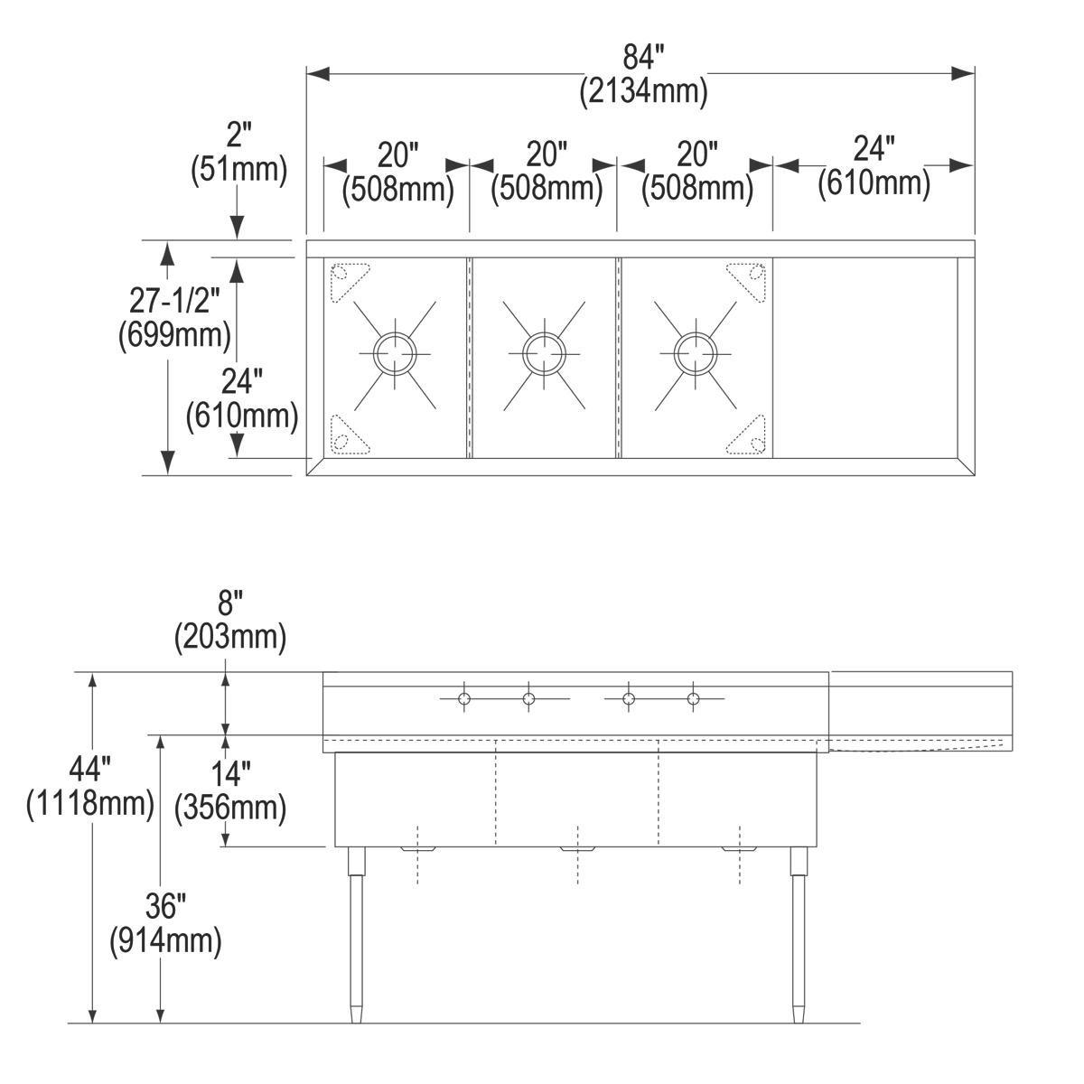 Elkay White Plastic Disposer Flange with Basket Strainer and Stopper 