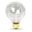 40W G25 Dimmable Halogen Light Bulb with Candelabra Base (Pack of 6)