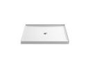 48 in. x 42 in. Shower Base with Center Drain in White
