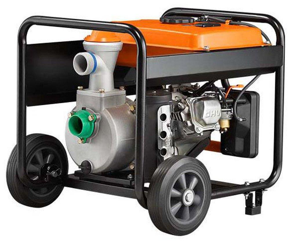 Generac Power Systems Semi-trash Water Pump with Hose and Wheel 