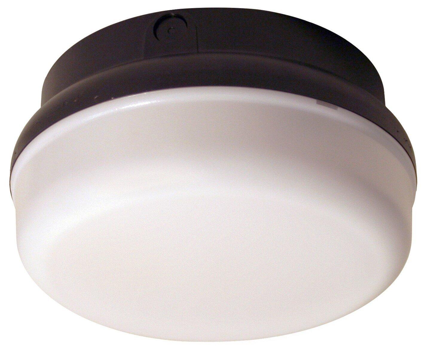 Liteco Black 14W Outdoor LED Ceiling Mount Fixture 