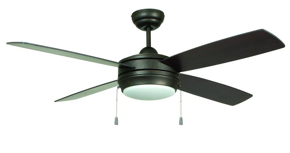 Craftmade Espresso 100W 4-Blade Ceiling Fan with 52 in. Blade Span 