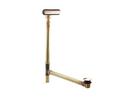 Slotted Overflow Brass Bath Drain in Vibrant Rose Gold