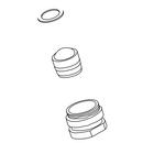 KOHLER Vibrant&reg; Satin Nickel Aerator 