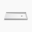 48 in. x 32 in. Shower Base with Right Drain in White