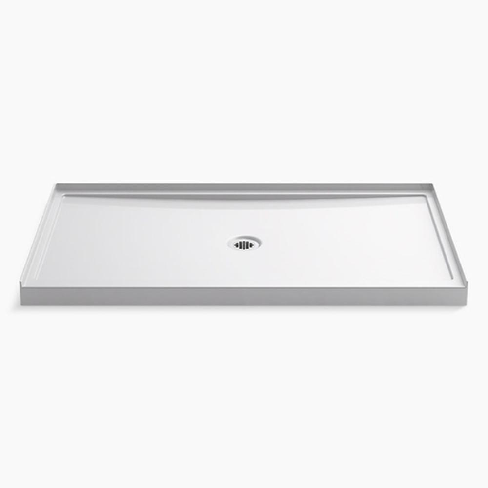 KOHLER White 60 in. Rectangle Shower Base 