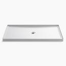60 in. x 34 in. Shower Base with Center Drain in White