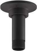 3 in. Ceiling Mount Shower Arm and Flange in Matte Black