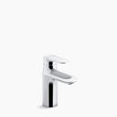 Single Handle Monoblock Bathroom Sink Faucet in Polished Chrome