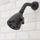 Speakman Matte Black Multi Function Flood, Full and Rain Showerhead 