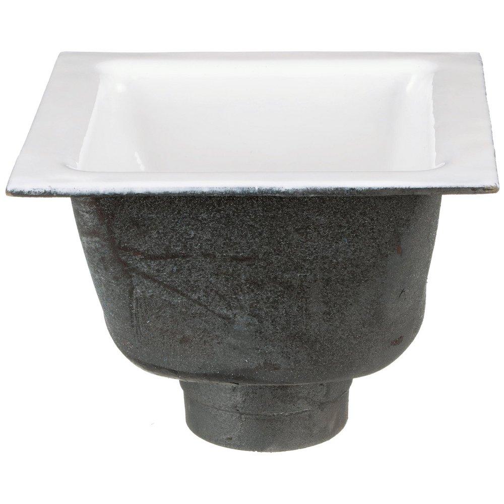 Zurn White Cast Iron Floor Sink 