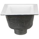 8-9/16 x 8-9/16 x 6 in. Cast Iron Floor Sink