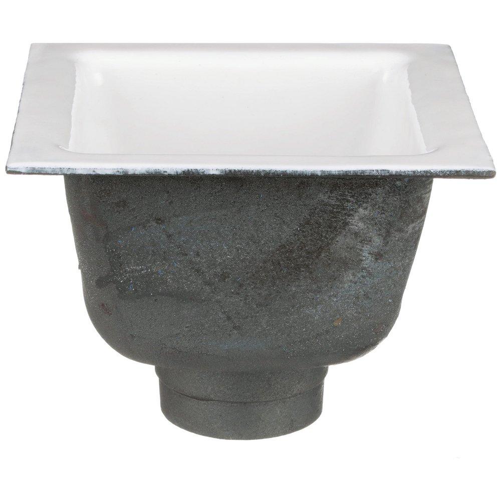 Zurn White Cast Iron Floor Sink 