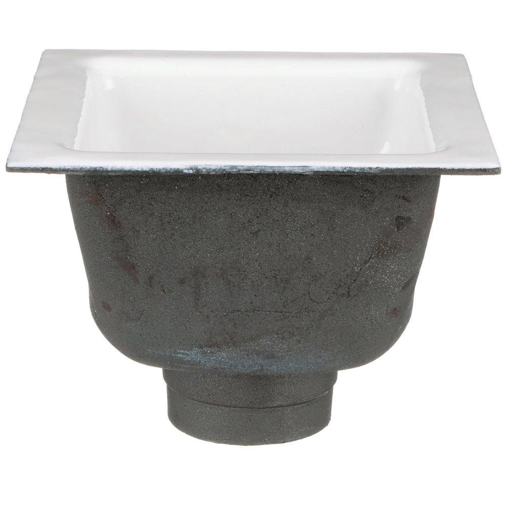 Zurn White Cast Iron Floor Sink 