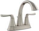 Two Handle Centerset Bathroom Sink Faucet with Pop-Up in Polished Nickel