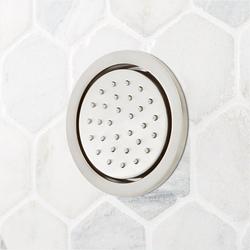 Round Body Spray in Brushed Nickel