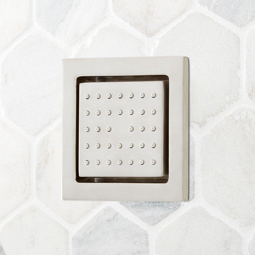 Signature Hardware Brushed Nickel Single Function Body Spray 