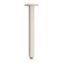 12 in. Ceiling Mount Shower Arm with Escutcheon in Brushed Nickel