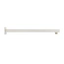 18 in. Square Wall Mount Shower Arm with Escutcheon in Brushed Nickel