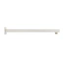 Signature Hardware Brushed Nickel 18 in. Square Wall Mount Shower Arm with Escutcheon 