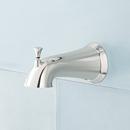 Signature Hardware Polished Nickel 6-5/8 in. Integrated Diverter Tub Spout 