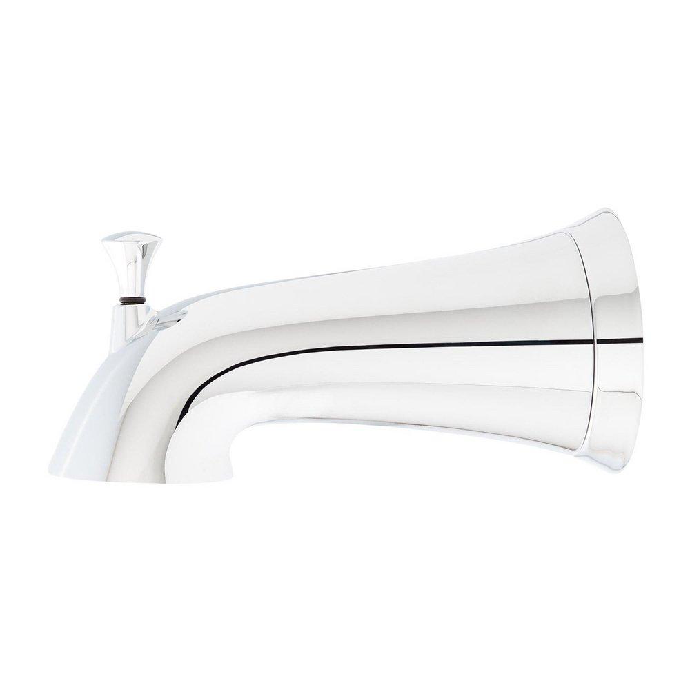 Signature Hardware Polished Chrome 6-5/8 in. Integrated Diverter Tub Spout 