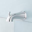 Signature Hardware Polished Chrome 6-5/8 in. Integrated Diverter Tub Spout 