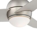 Minka Aire Brushed Steel 31.95W 3-Blade ABS Ceiling Fan with 26 in. Blade Span and 1-Light LED 