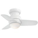 31.95W 3-Blade ABS Ceiling Fan with 26 in. Blade Span and 1-Light LED in White